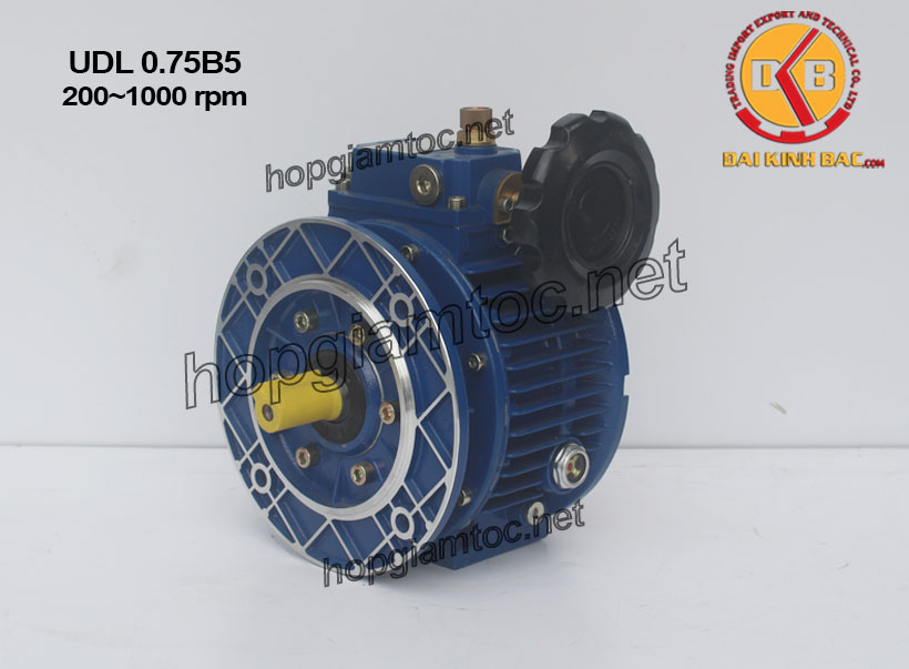 Điều tốc UDL B5 0.75kw 200~1000rpm mặt bích