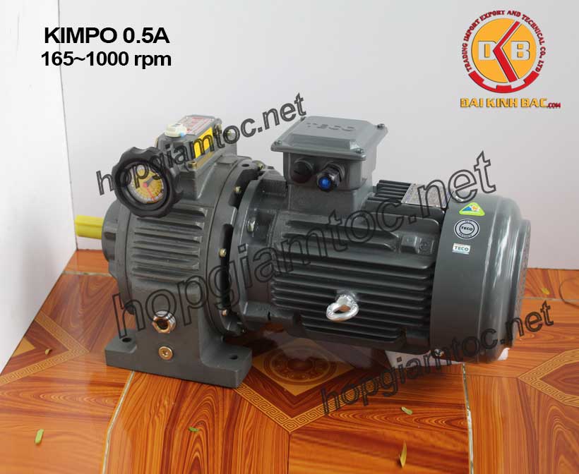 DIỀU TỐC CƠ KIMPO 0.5HP 165~1000 RPM