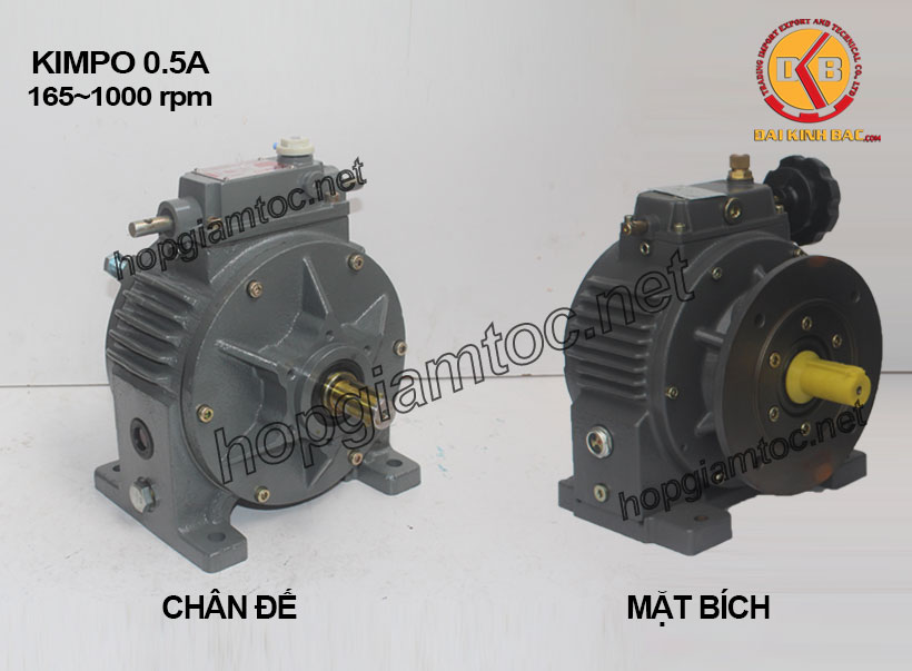 ĐIỀU TỐC CƠ KIMPO 0.5HP 165~1000 RPM