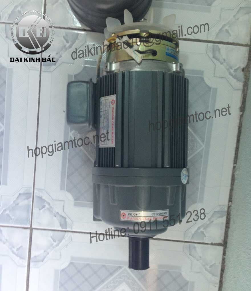 Motor giảm tốc Wansin chân đế 0.1kw