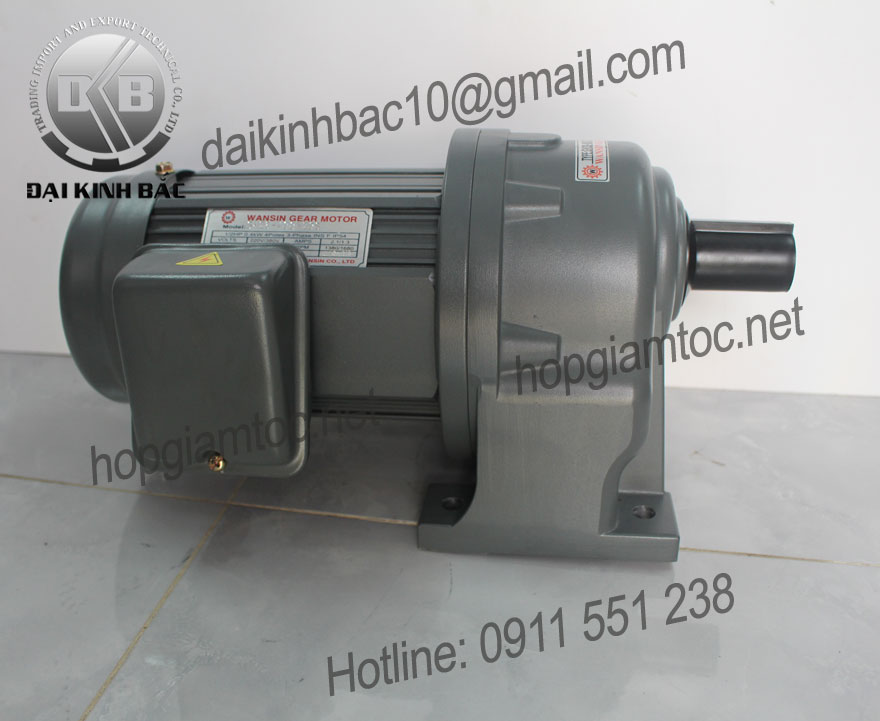 Motor giảm tốc Wansin chân đế 0.2kw