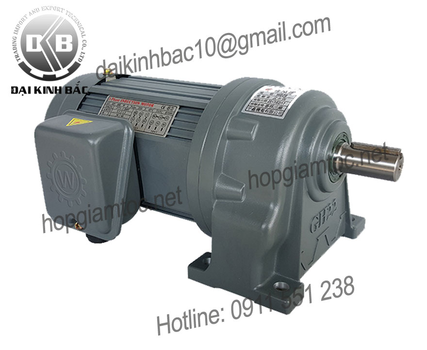 Motor giảm tốc Wansin chân đế 1.5kw