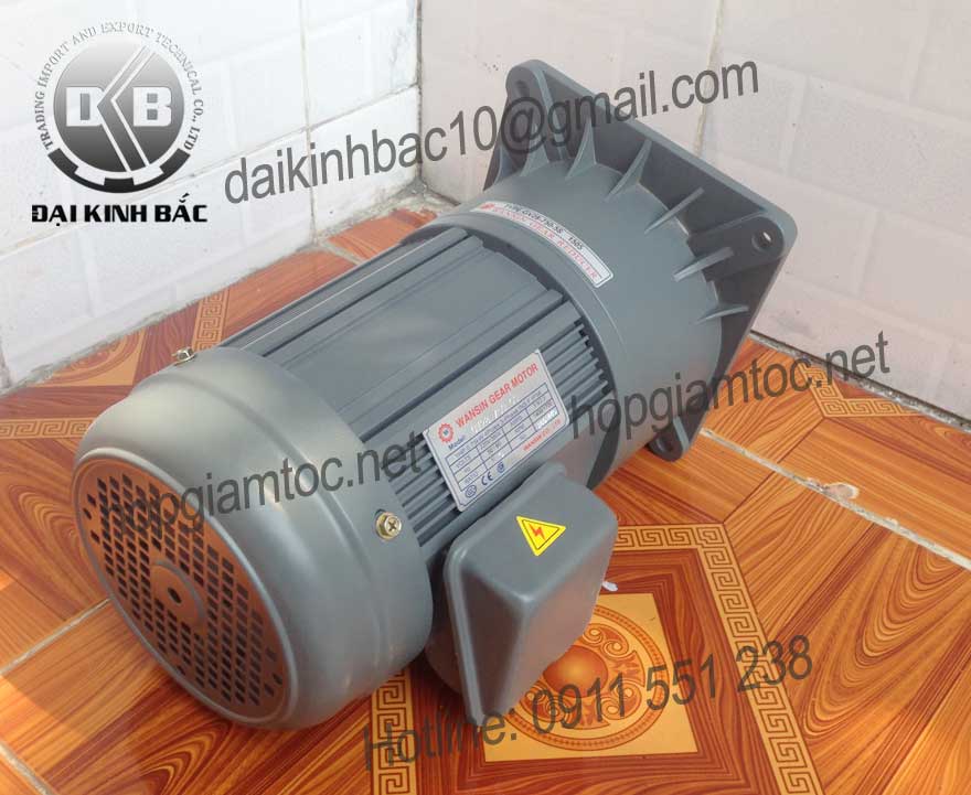 Motor giảm tốc Wansin mặt bích 0.2kw