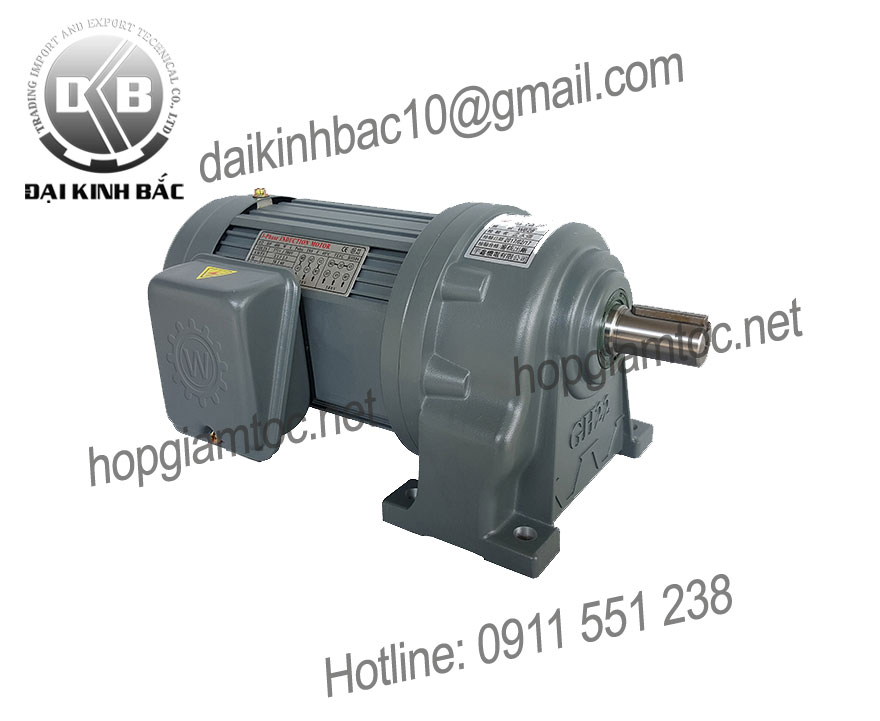 Motor giảm tốc Wansin chân đế 0.2kw