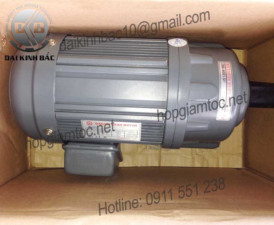 Motor giảm tốc Wansin chân đế 0.4kw