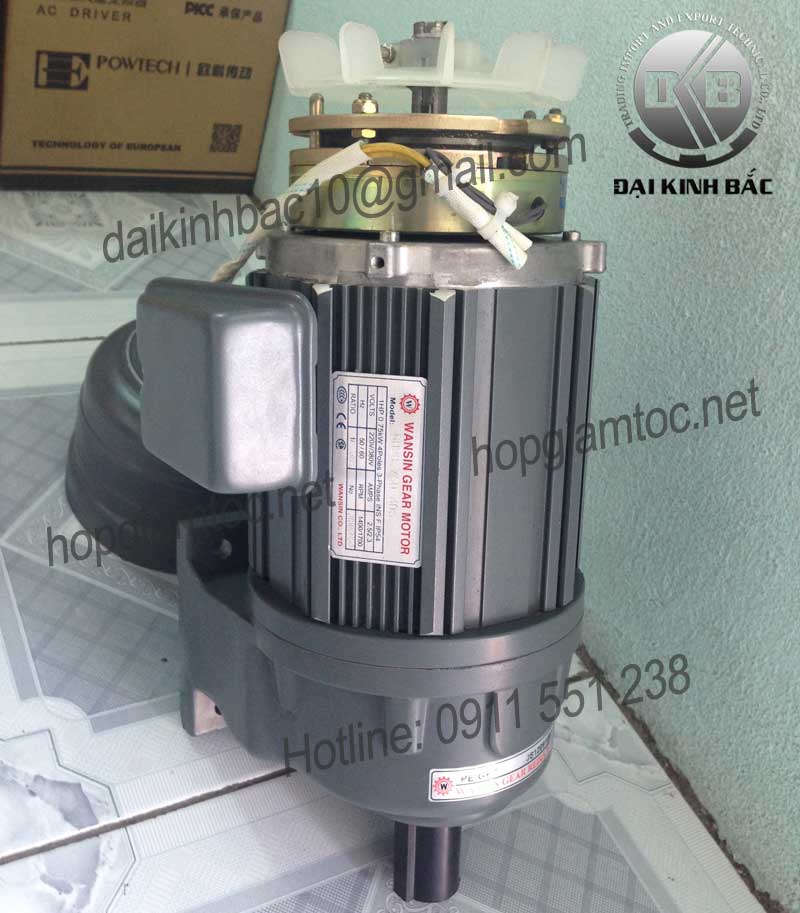 Motor giảm tốc Wansin chân đế 3.7kw