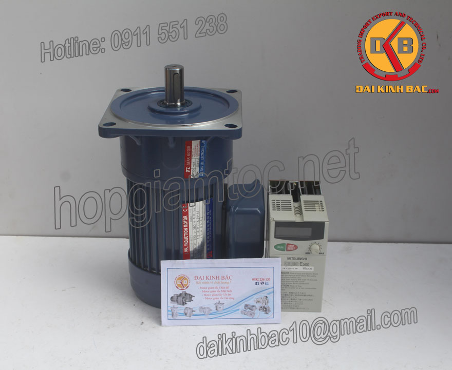 Motor giảm tốc 0.4kw 0.5hp 1/10