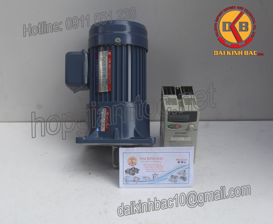 Motor giảm tốc 0.4kw 0.5hp 1/5