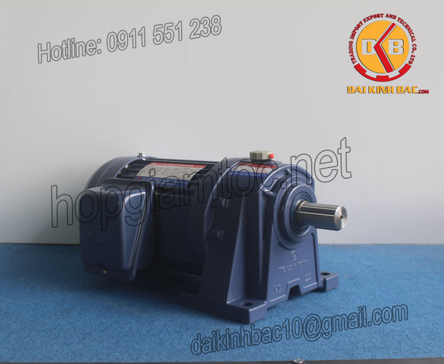 Motor giảm tốc 0.75kw 1Hp 1/180