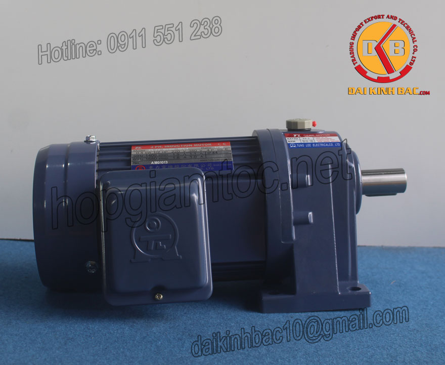 Motor giảm tốc 0.75kw 1Hp 1/200