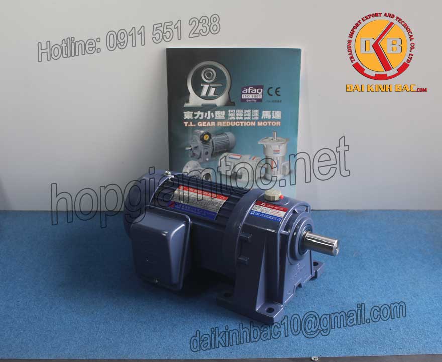 Motor giảm tốc 0.75kw 1Hp 1/3