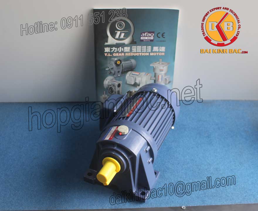 Motor giảm tốc 0.75kw 1Hp 1/5