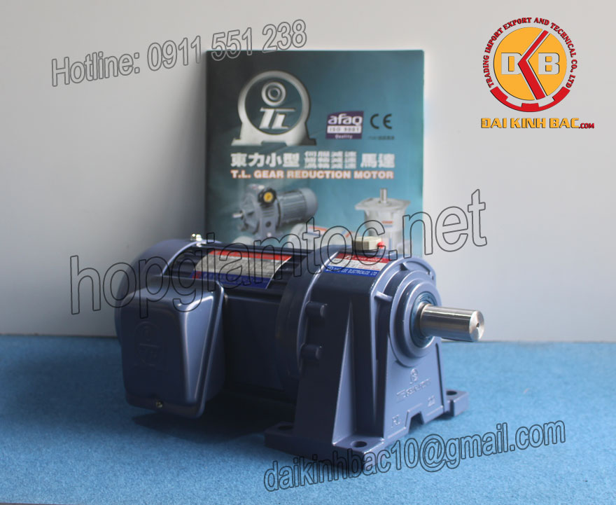 Motor giảm tốc 0.75kw 1Hp 1/50