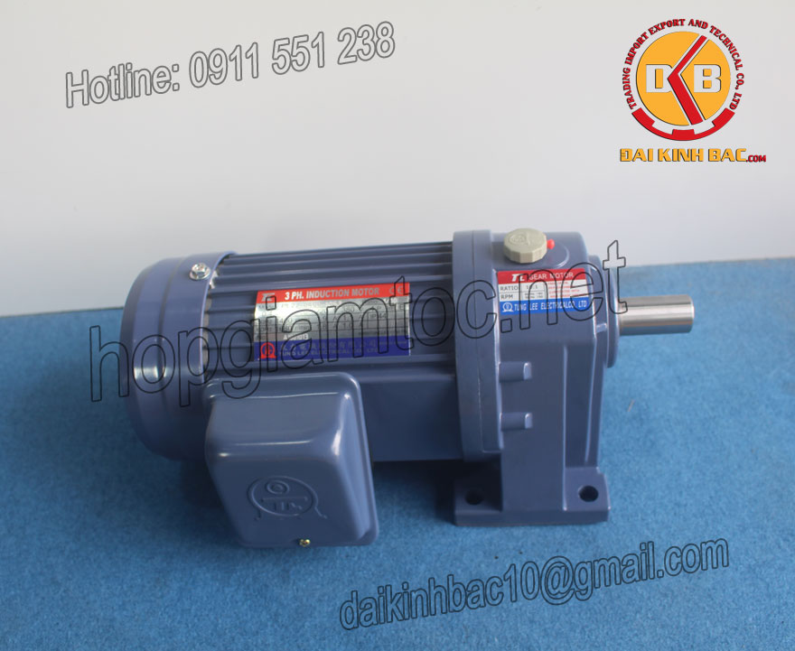 Motor giảm tốc 0.75kw 1Hp 1/75