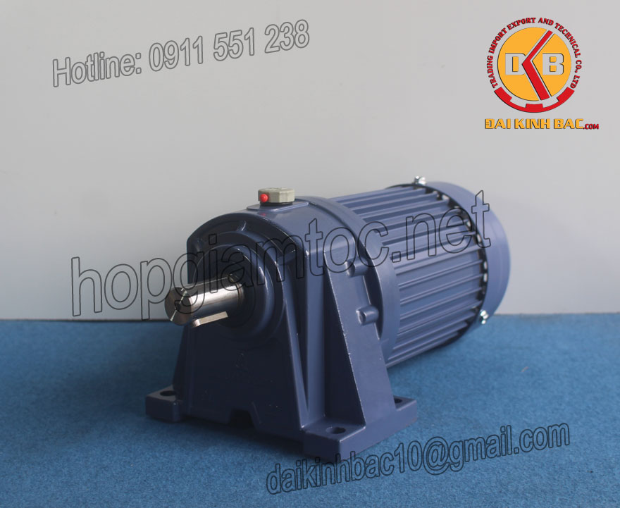 Motor giảm tốc 1.5kw 2Hp 1/75