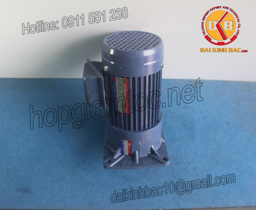 Motor giảm tốc 2.2kw 3Hp 1/5