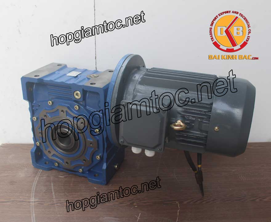 Motor giảm tốc cốt âm 5.5kw 1/10