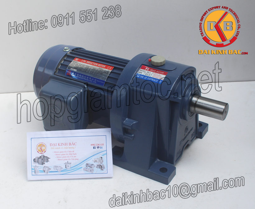 Motor giảm tốc tunglee chân đế 0.75kw
