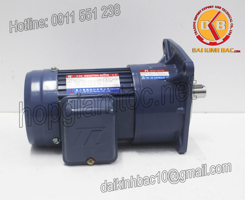 Motor giảm tốc tunglee 0.1kw