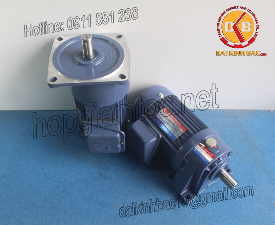 Motor giảm tốc 0.75kw 1Hp 1/10