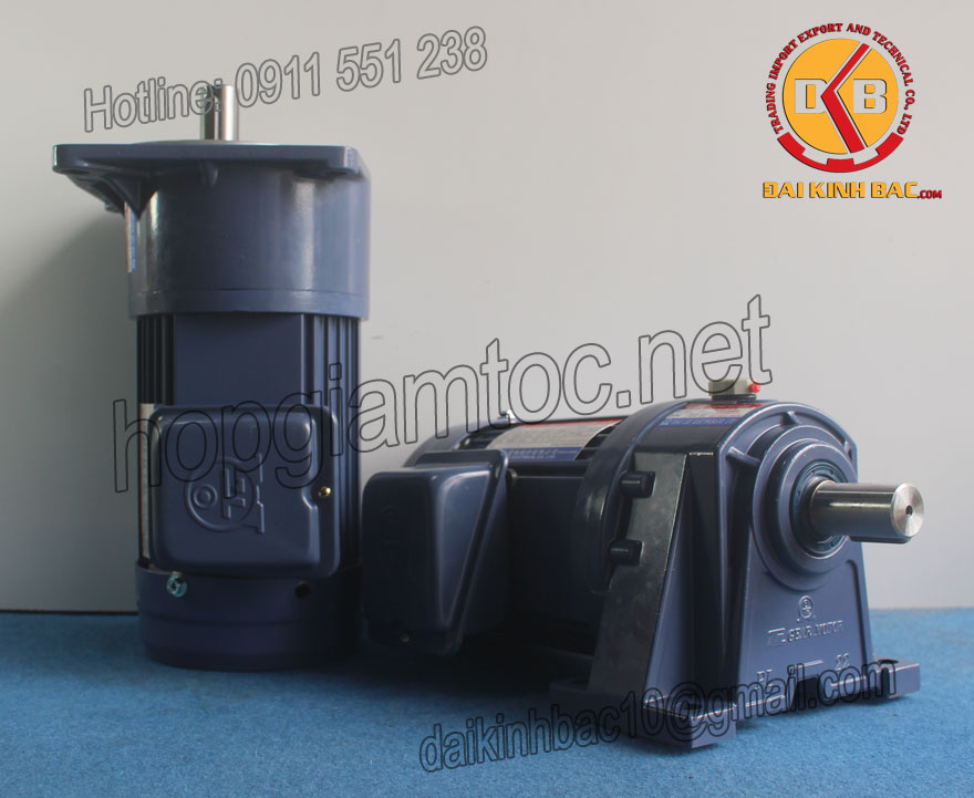 Motor giảm tốc 0.75kw 1Hp 1/200