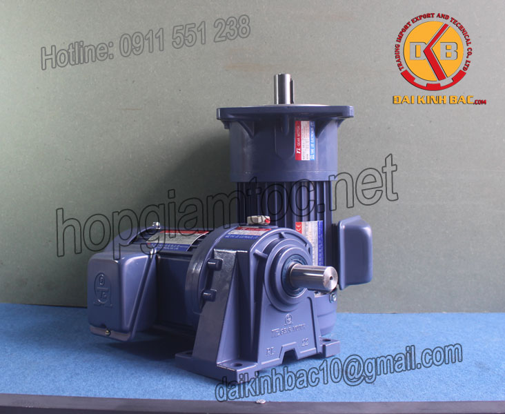 Motor giảm tốc 1.5kw 2Hp 1/10