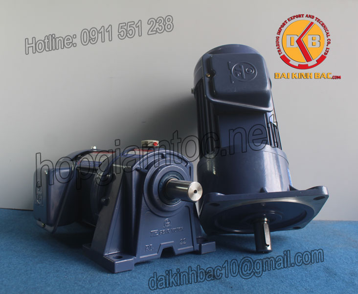 Motor giảm tốc 1.5kw 2Hp 1/150