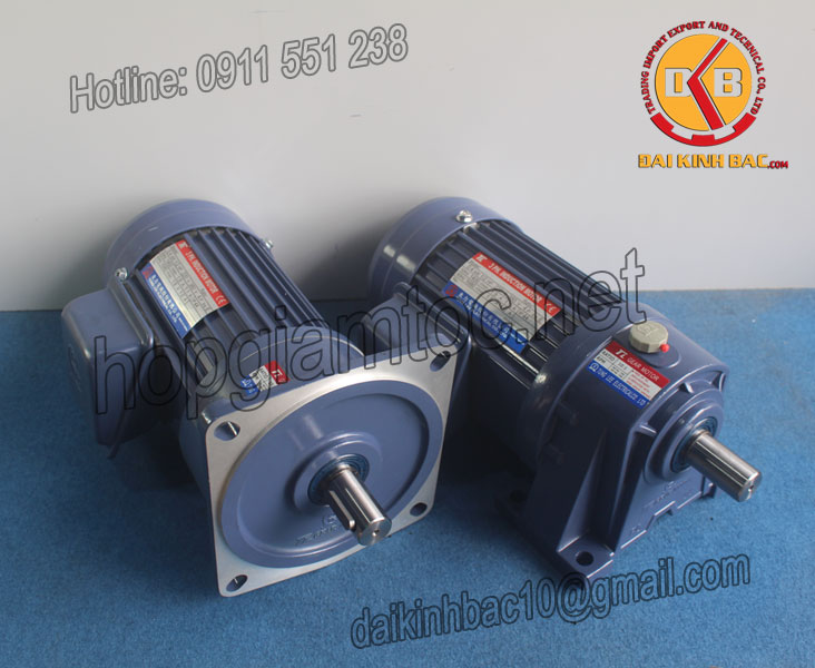 Motor giảm tốc 1.5kw 2Hp 1/200