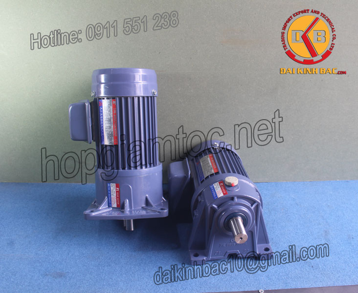 Motor giảm tốc 1.5kw 2Hp 1/3