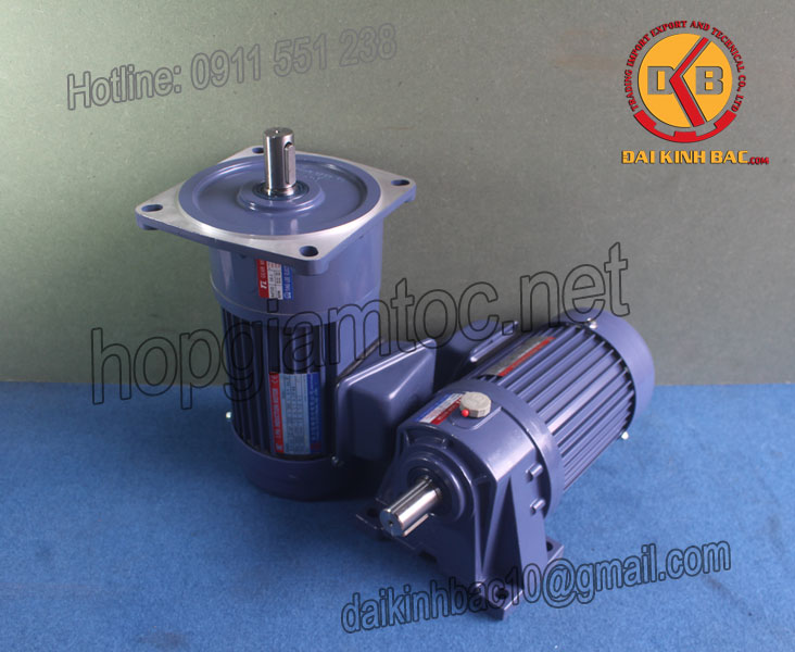 Motor giảm tốc 1.5kw 2Hp 1/5