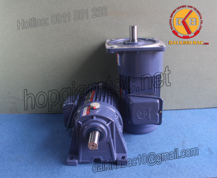 Motor giảm tốc 2.2kw 3Hp 1/50