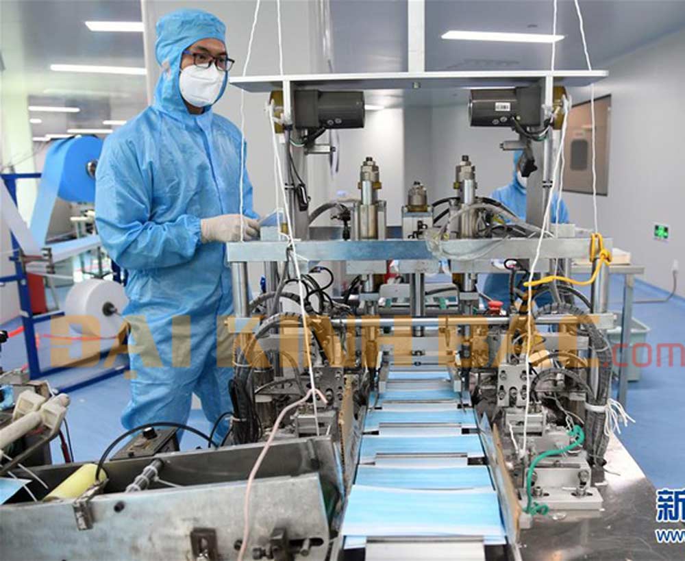 Motor hộp số máy làm khẩu trang